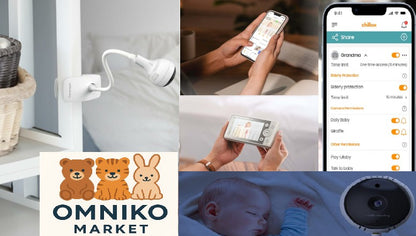 🦒 Giraffe Pro Max Portable Clip 5″ Smart Video Baby Monitor – DM688